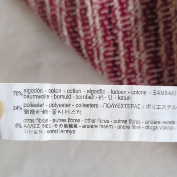 zara red boucle tweed shift dress with patch pockets girls size 6 - Picture 6 of 8